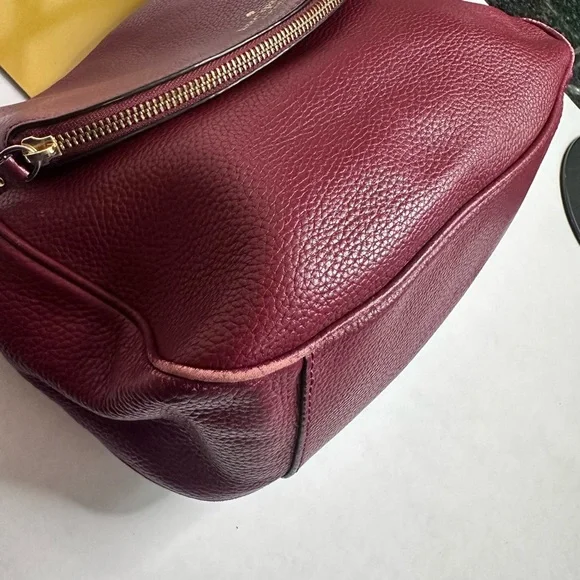 Kate Spade Jackson Medium Flap Shoulder Bag in Cherrywood/Merlot - Picture 7 of 13
